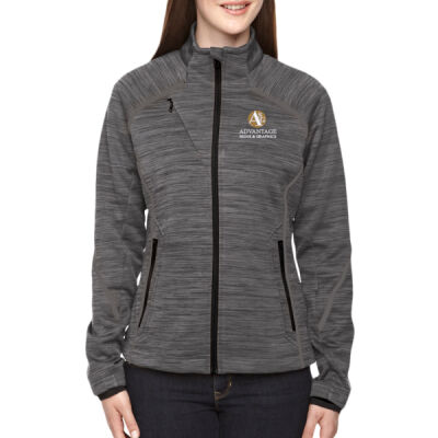 Advantage Signs - Women's Flux Mélange Bonded Fleece Jacket Thumbnail