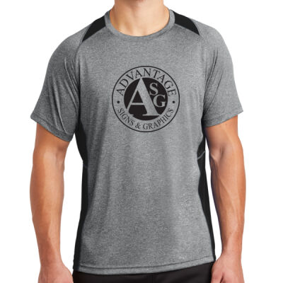 Advantage Signs - Heather Colorblock Contender  Tee Thumbnail