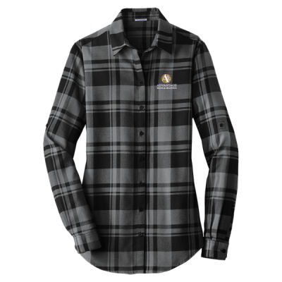 Advantage Signs - Ladies Plaid Flannel Tunic Thumbnail