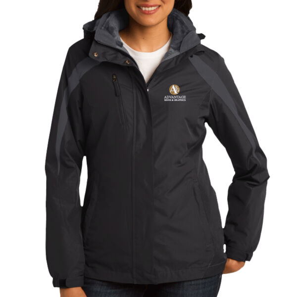 Advantage Signs - Ladies Colorblock 3 in 1 Jacket Thumbnail